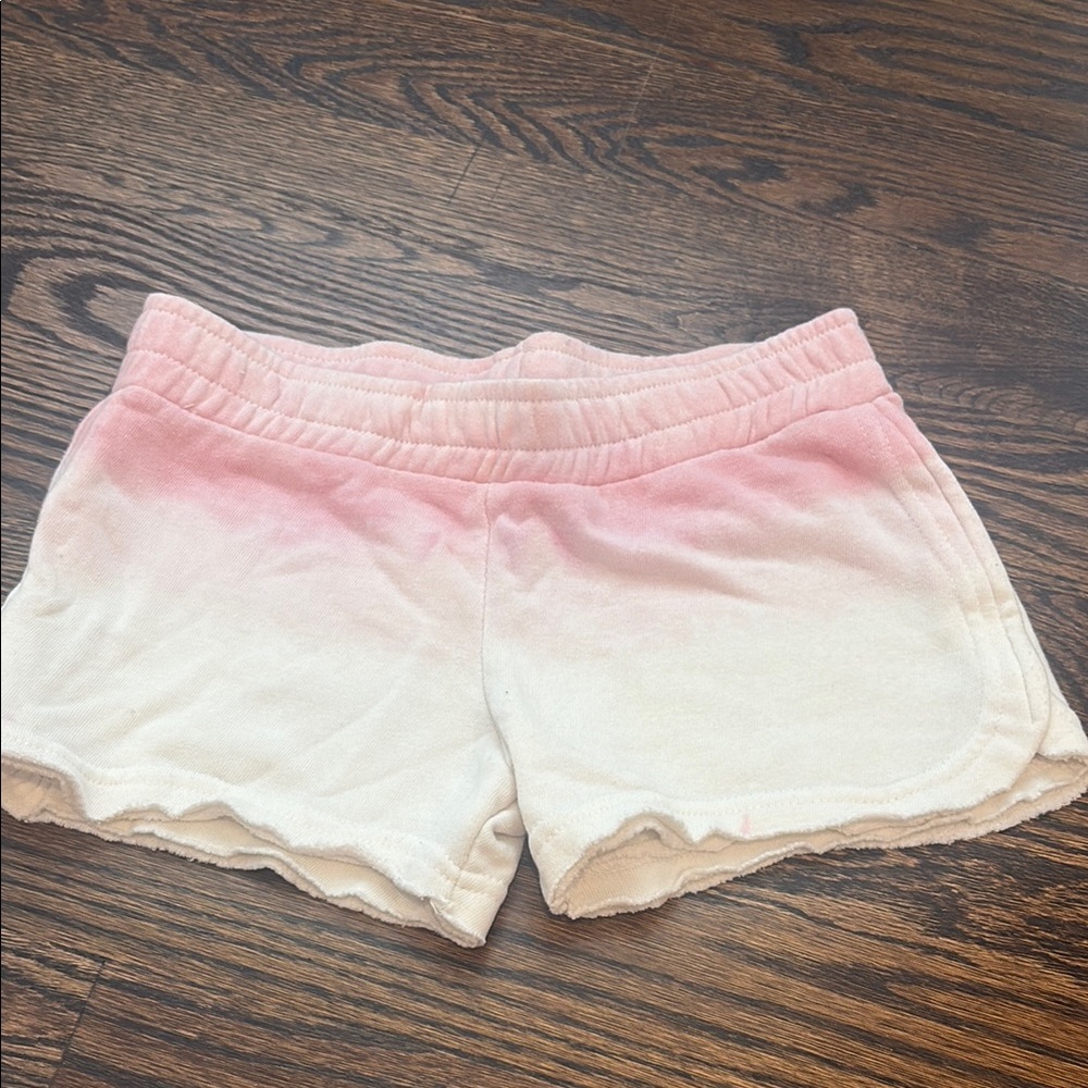 Vintage Havana Pink and White Ombre Athletic Shorts